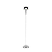 LED-STEHLEUCHTE - Chromfarben/Transparent, Basics, Kunststoff/Metall (22/22/130,5cm)
