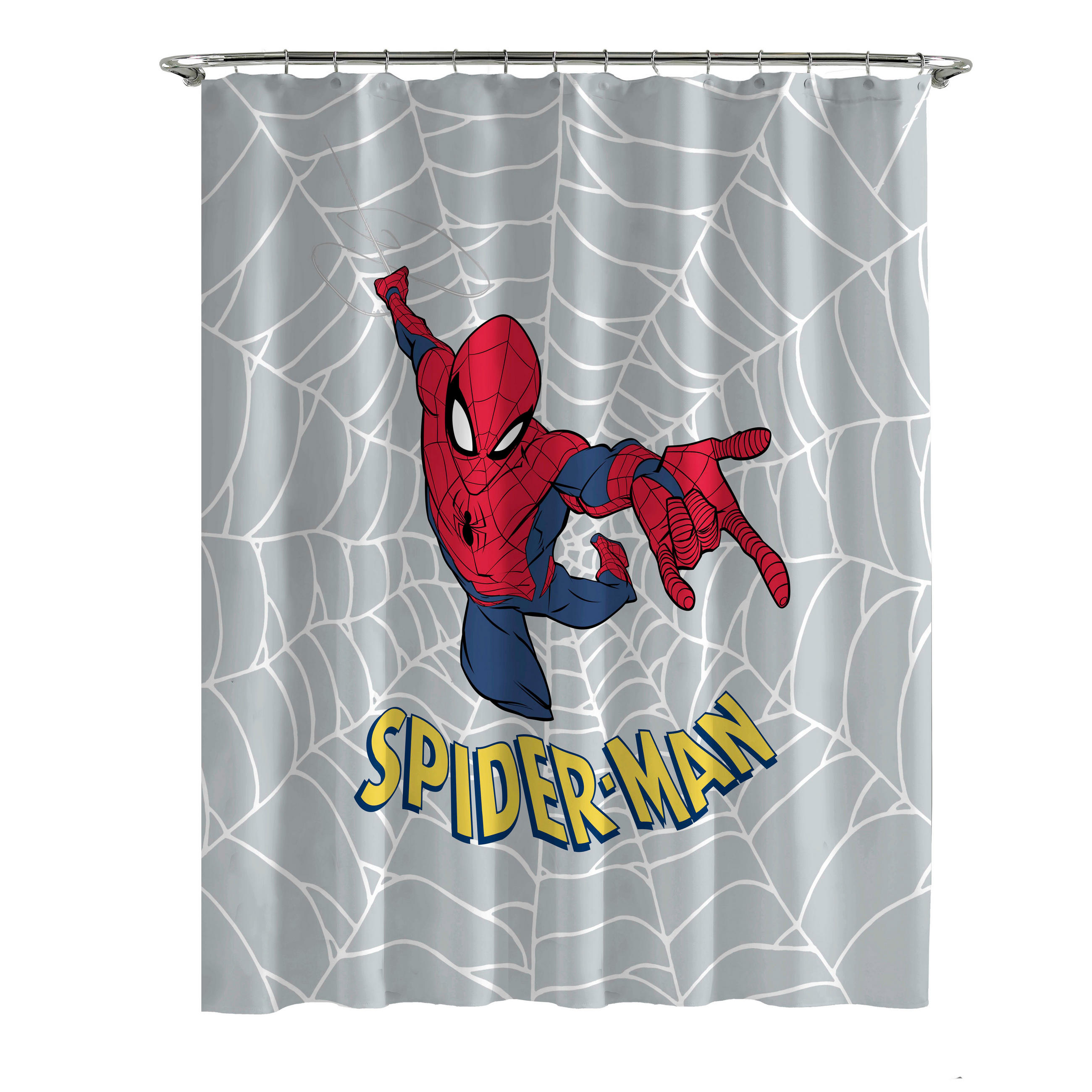 XXXLutz Duschvorhang Marvel Spider Man Grau 183x178 cm