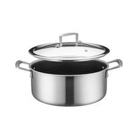 KOCHTOPF HESTIA KERAMIK 4,8 l  - Silberfarben/Schwarz, Basics, Metall (24/16,5cm) - Mäser