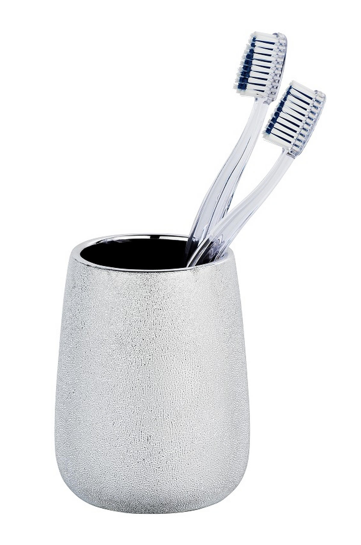 TANDBORSTGLAS keramik  - silver, Basics, keramik (8/8/10cm)