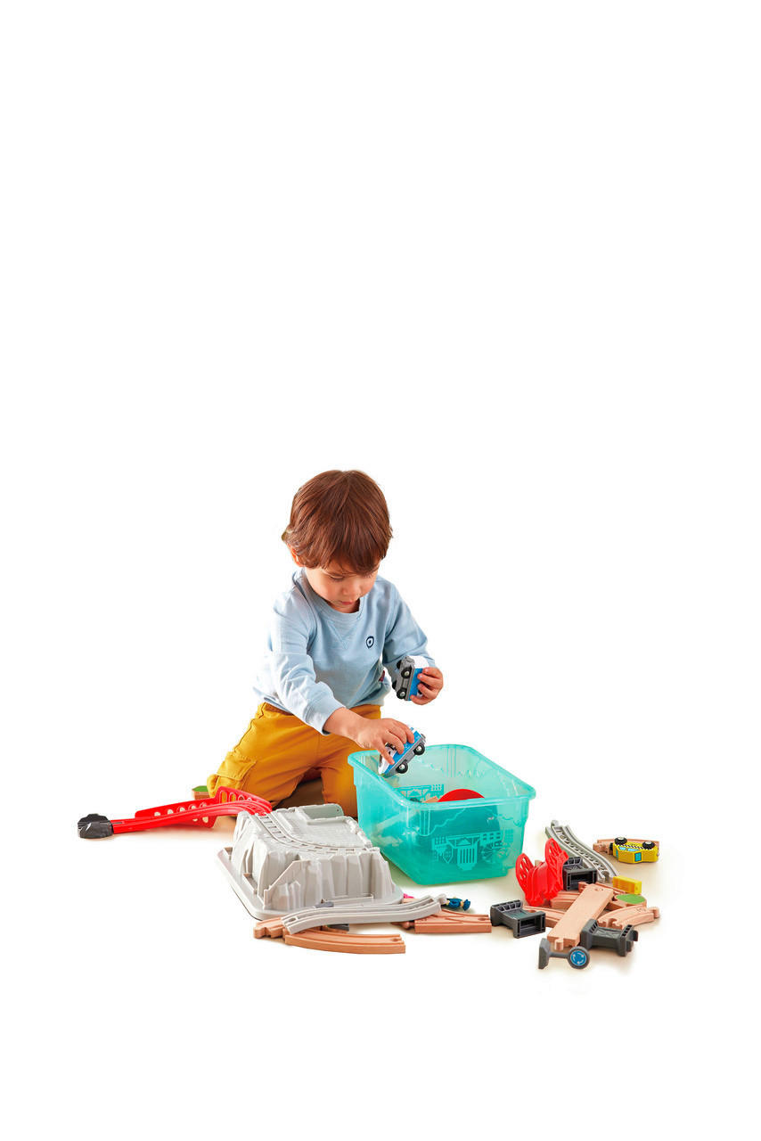 EISENBAHNZUBEHÖR - Multicolor, Basics, Holz/Holzwerkstoff (84,2/19,1/75,6cm) - Hape
