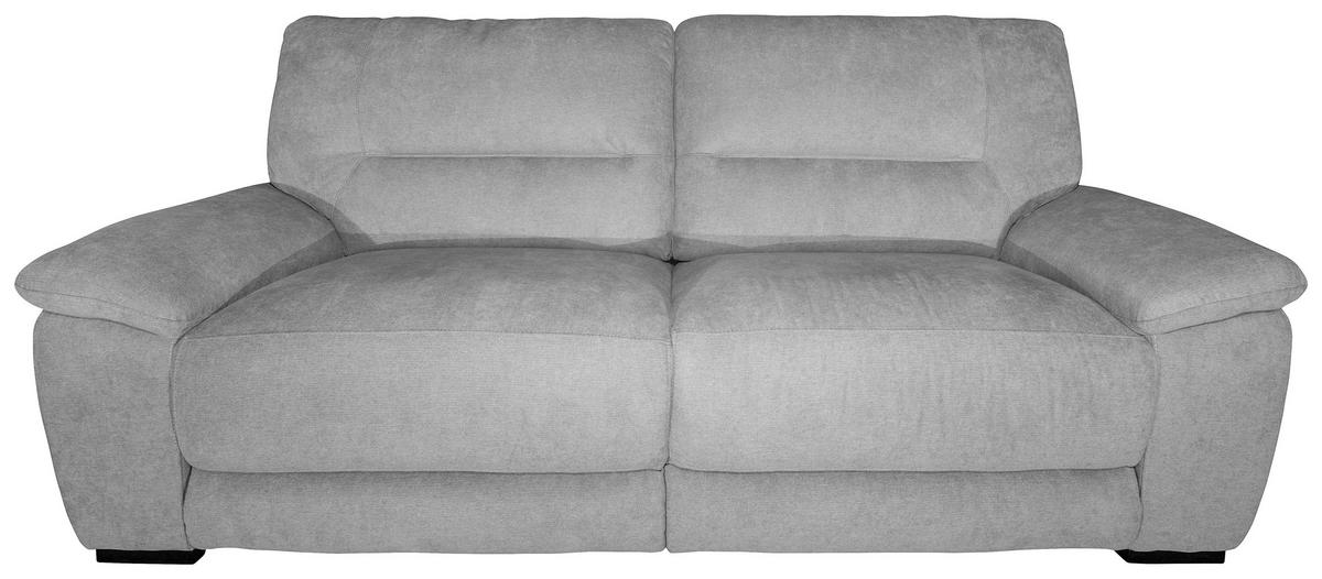 3-SED,  siva tekstil  - siva/črna, Design, tekstil (216/97/100cm) - Novel