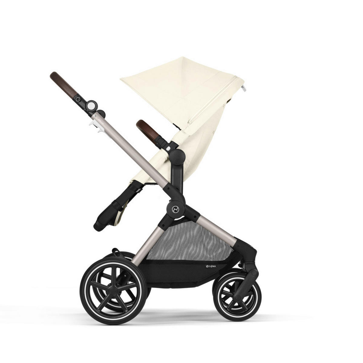 KOMBIKINDERWAGEN Eos Lux  - Beige/Silberfarben, Basics, Textil/Metall (85/61/116cm) - Cybex