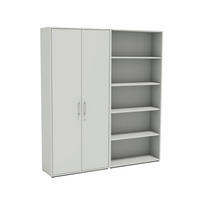AKTENSCHRANK 168,8/185,6/33 cm  - Hellgrau, MODERN, Holzwerkstoff (168,8/185,6/33cm) - MID.YOU