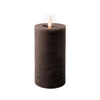LED-KERZE 7/15 cm  - Grau, Basics, Kunststoff/Paraffin (7/15cm) - Ambia Home