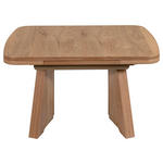 COUCHTISCH Wildeiche furniert 90-130,5/65/54-73 cm rechteckig Eichefarben  - Eichefarben, KONVENTIONELL, Holzwerkstoff/Metall (90-130,5/65/54-73cm) - Venda