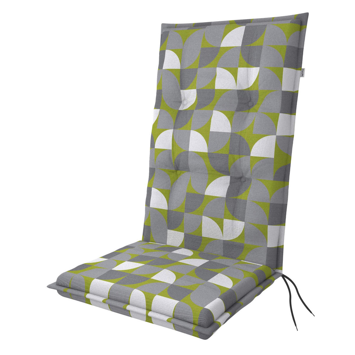 PODLOŽKA NA ŽIDLI, 48/119/6 cm - šedá/bílá, textil (48/119/6cm) - Ambia Garden