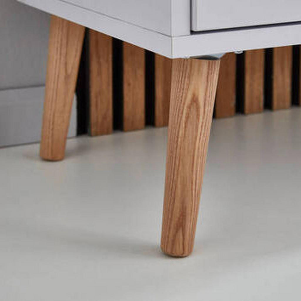 Thumbnail - Mid.you Sideboard Mailand Set 2 + HF, Weiß, Weiß Hochglanz, Holzwerkstoff, massiv, 6 Fächer, 158x86x33 cm, erweiterbar, ...