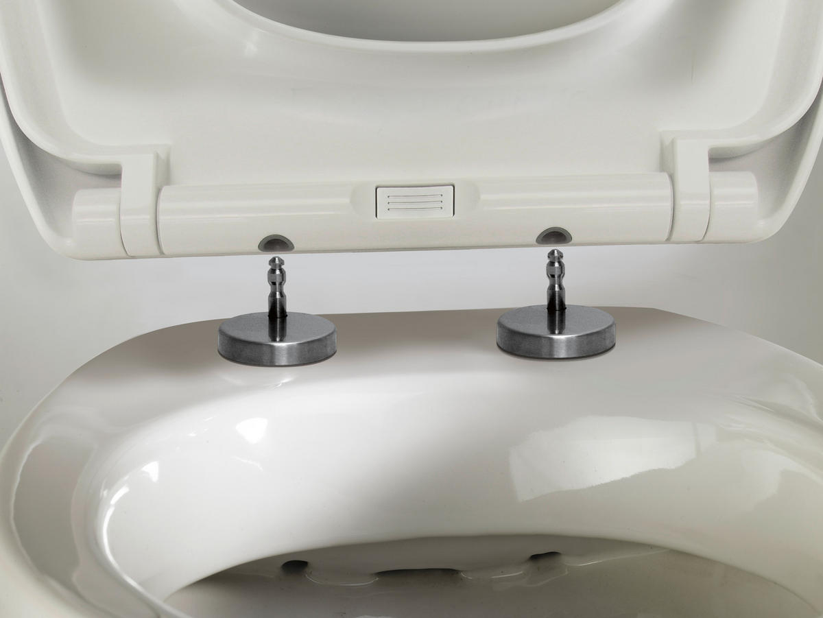 WC-SITZ - Weiß, Basics, Kunststoff (38/5,2/44cm) - Sadena