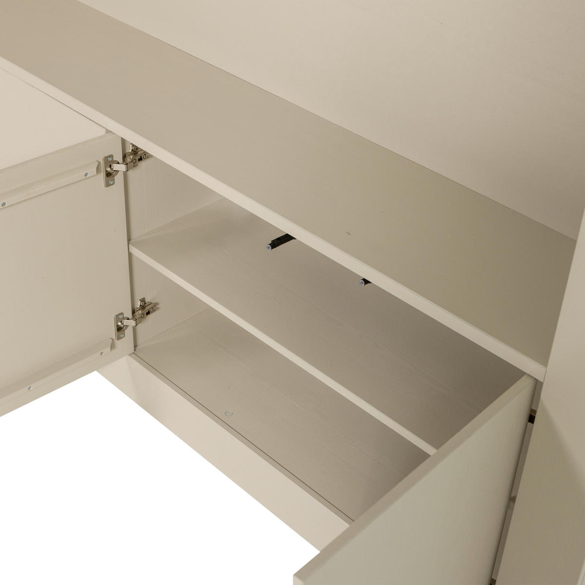 REGAL Kiefer Grau  - Grau, Design, Holz (210/229/31cm) - Livetastic