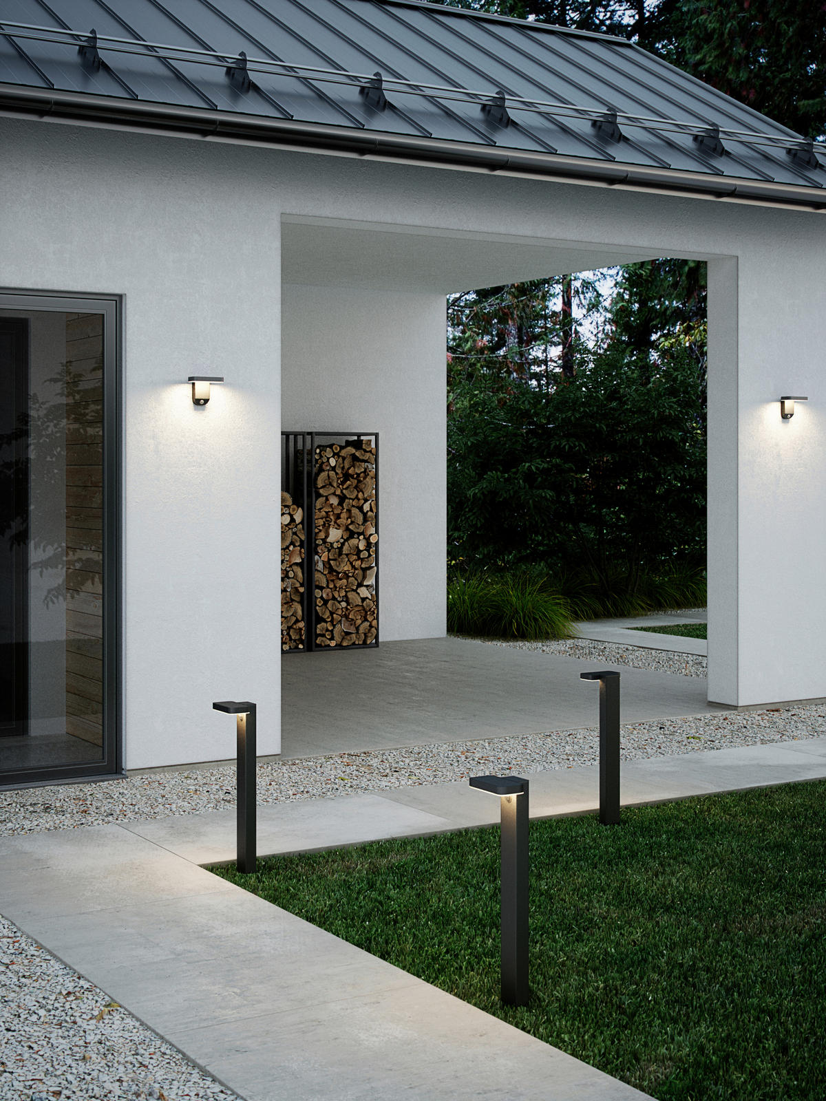 SOLARLEUCHTE  - Schwarz, Basics, Kunststoff (15/60cm) - Nordlux