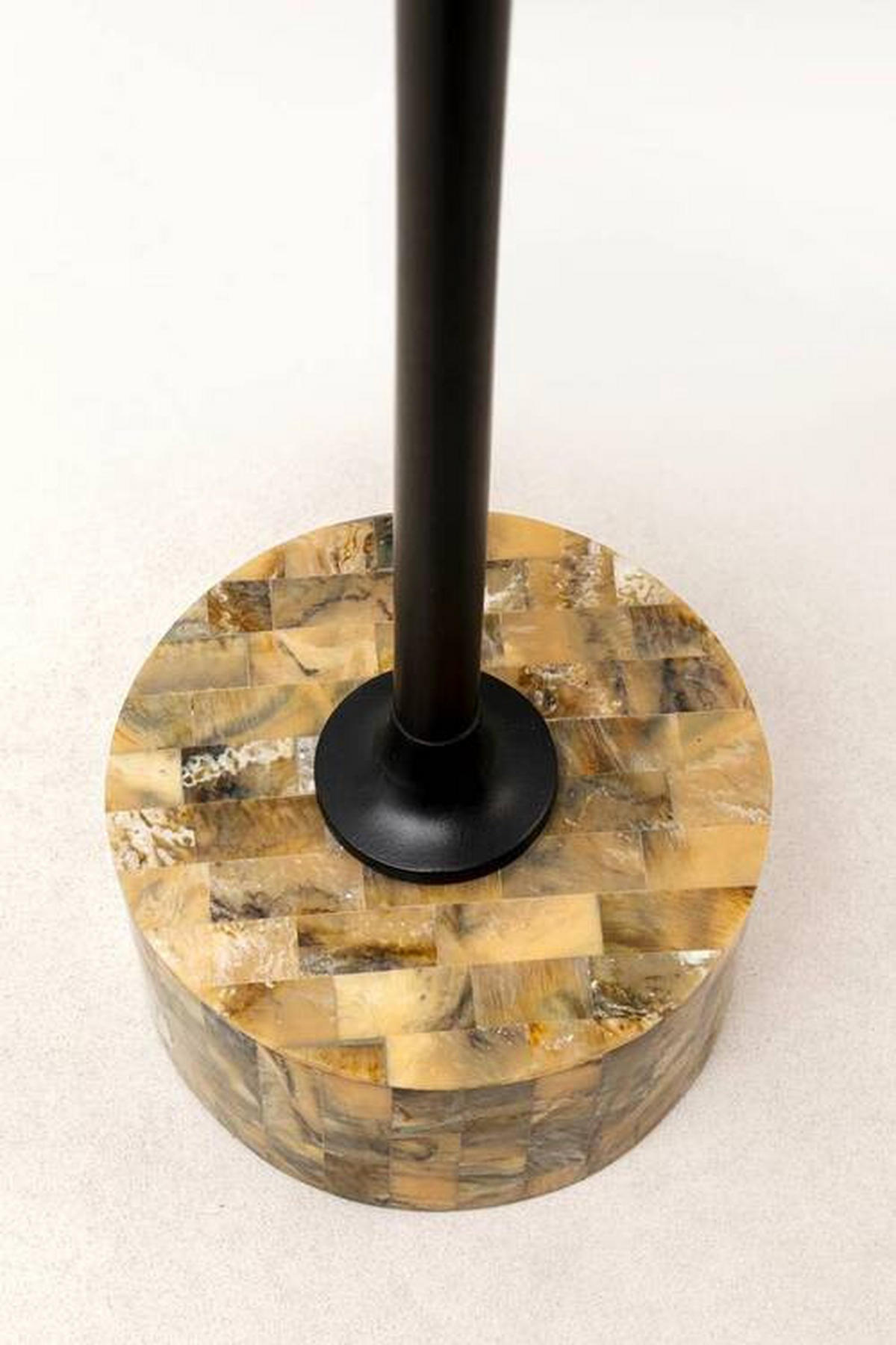 BEISTELLTISCH in Metall, Kunststoff, Holzwerkstoff 25/25/50 cm  - Schwarz/Braun, Design, Holzwerkstoff/Kunststoff (25/25/50cm) - Ambia Home