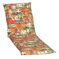 LIEGENAUFLAGE Häuschen  - Rot/Orange, Basics, Textil (191/58/8cm) - Gardenson