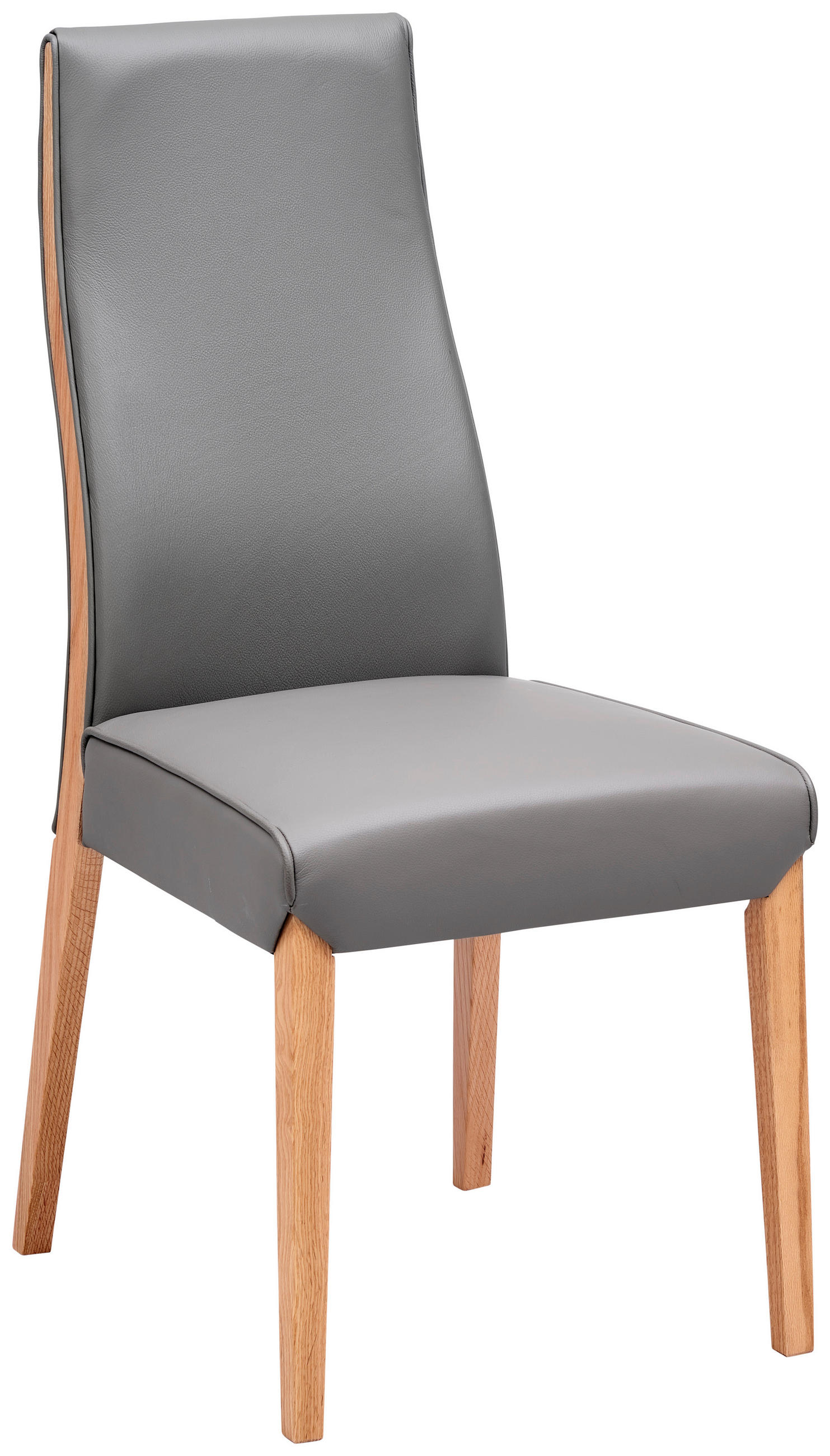 Scaun din lemn, piele,