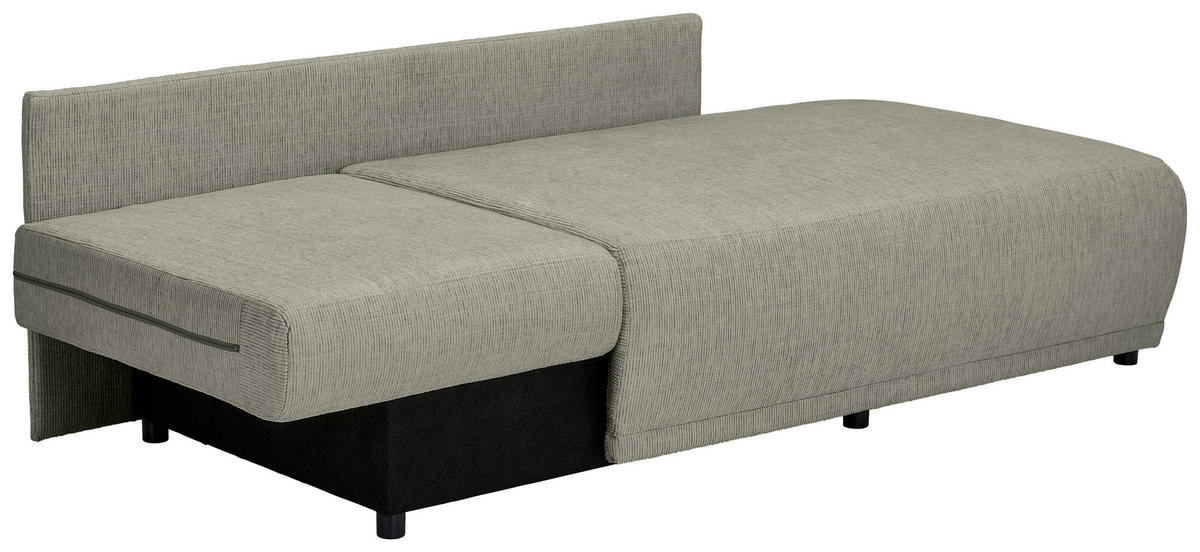 CHAISELONGUE in Chenille Braun  - Schwarz/Braun, KONVENTIONELL, Kunststoff/Textil (93/73/171cm) - MID.YOU