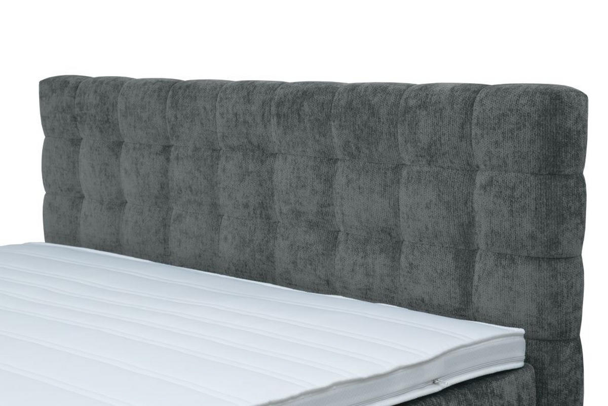 BOXSPRING KREVET      - Moderno, drvni materijal/tekstil (165/120/215cm) - Hom`in