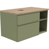 WASCHBECKENUNTERSCHRANK 90/51/47 cm  - Grün, MODERN, Holzwerkstoff (90/51/47cm) - Welnova
