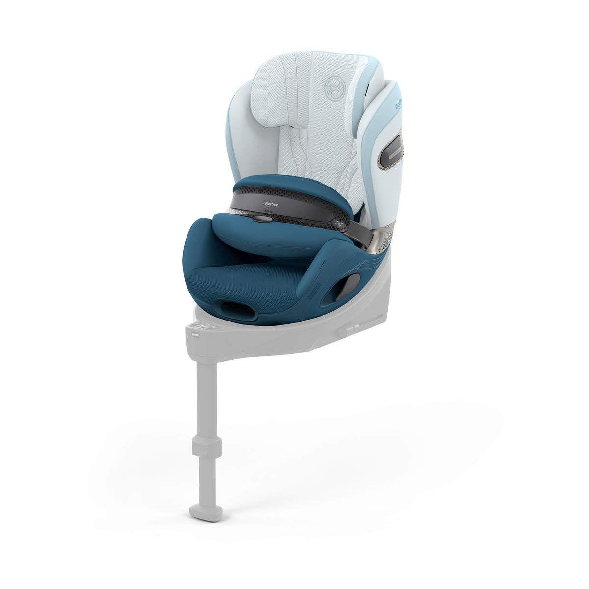 KINDERAUTOSITZ Anoris S Style Opal Blue  - Blau, Basics, Kunststoff/Textil (49/45/58cm) - cybex PLATINUM