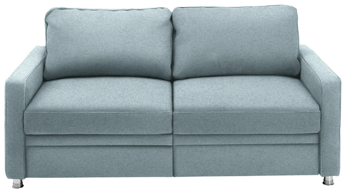 SCHLAFSOFA  in Türkis  - Türkis, KONVENTIONELL, Textil/Metall (206/90/100cm) - Beldomo Style