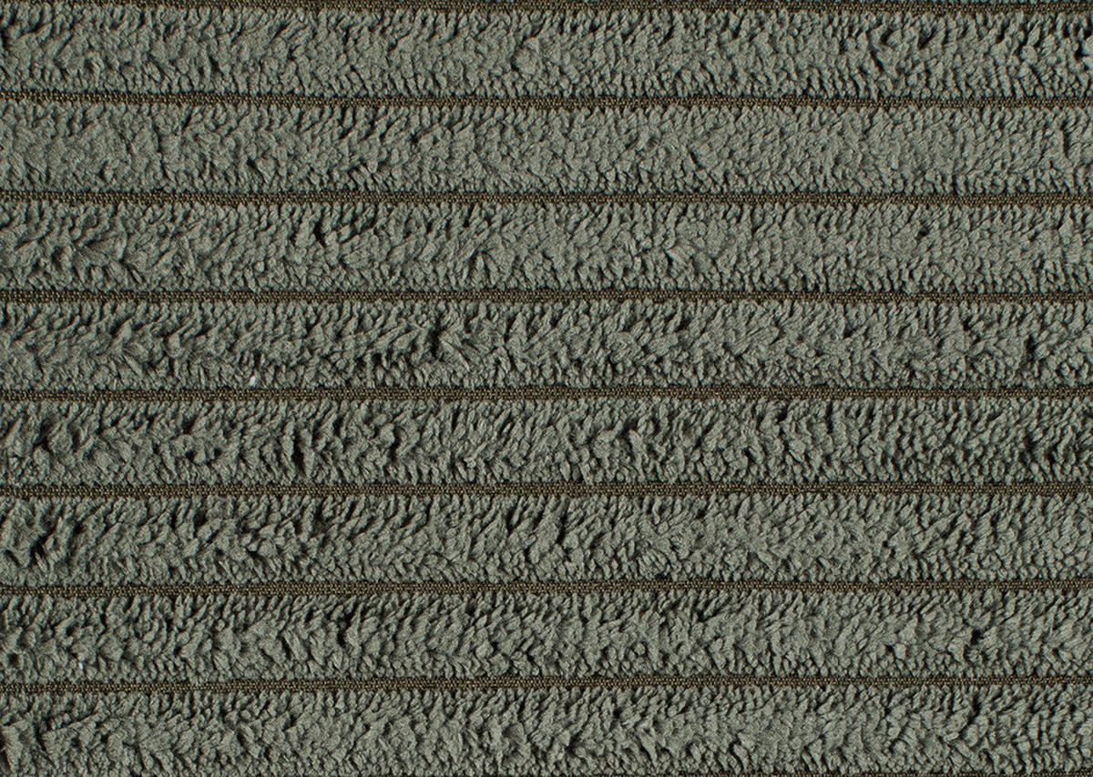 ECKSOFA in Cord Olivgrün  - Edelstahlfarben/Olivgrün, Konventionell, Textil/Metall (248/200cm) - Beldomo System