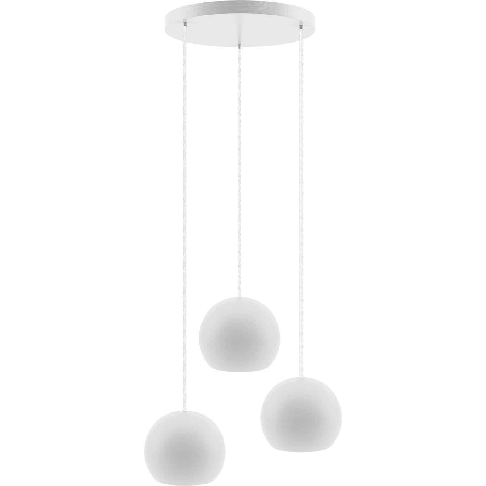 HÄNGELEUCHTE 30/150 cm  - Weiß, Design, Holz (30/150cm)