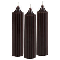 KRONLJUS SET 3,5/15 cm  - svart, Basics, paraffin/naturmaterial (3,5/15cm)