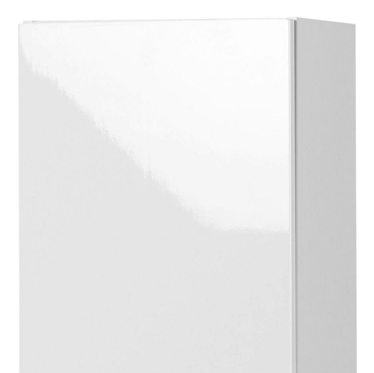 HOCHSCHRANK 40/154/27 cm  - Anthrazit/Weiß, MODERN, Holzwerkstoff (40/154/27cm) - Held