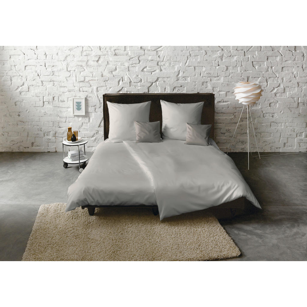 Thumbnail - Fleuresse Bettwäsche, Silber, Textil, 155x220 cm, Textiles Vertrauen - Oeko-Tex®, schadstoffgeprüft, bügelleicht, pflege...
