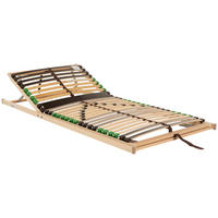 LATTENROST 90/200 cm Kopfteil, Fußteil verstellbar, Birke, Buche  - Naturfarben/Braun, Basics, Holz (90/200cm) - Beco