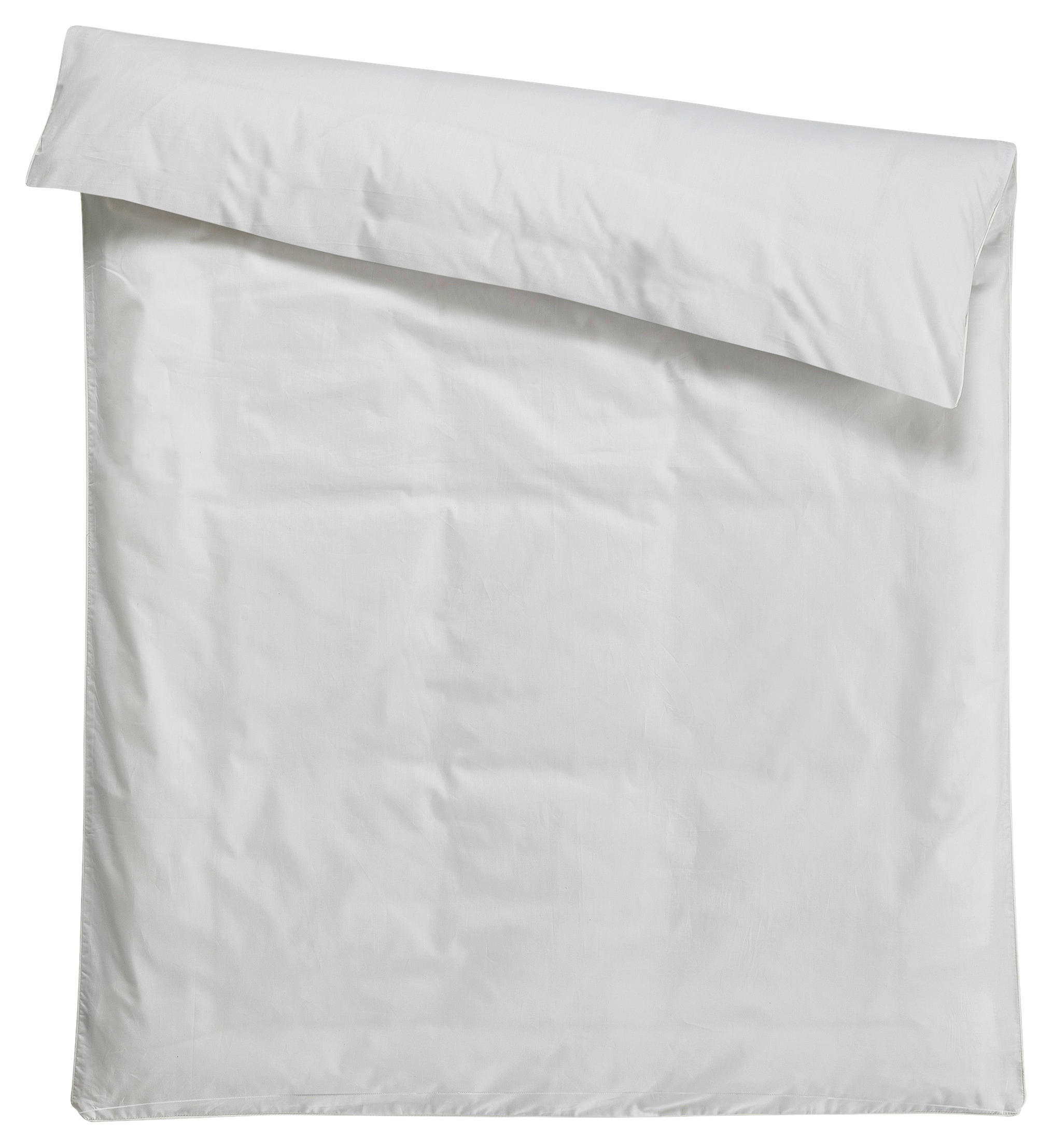DUVETBEZUG Uno Satin 160/210 cm  - Weiss, Basics, Textil (160/210cm) - Dieter Knoll