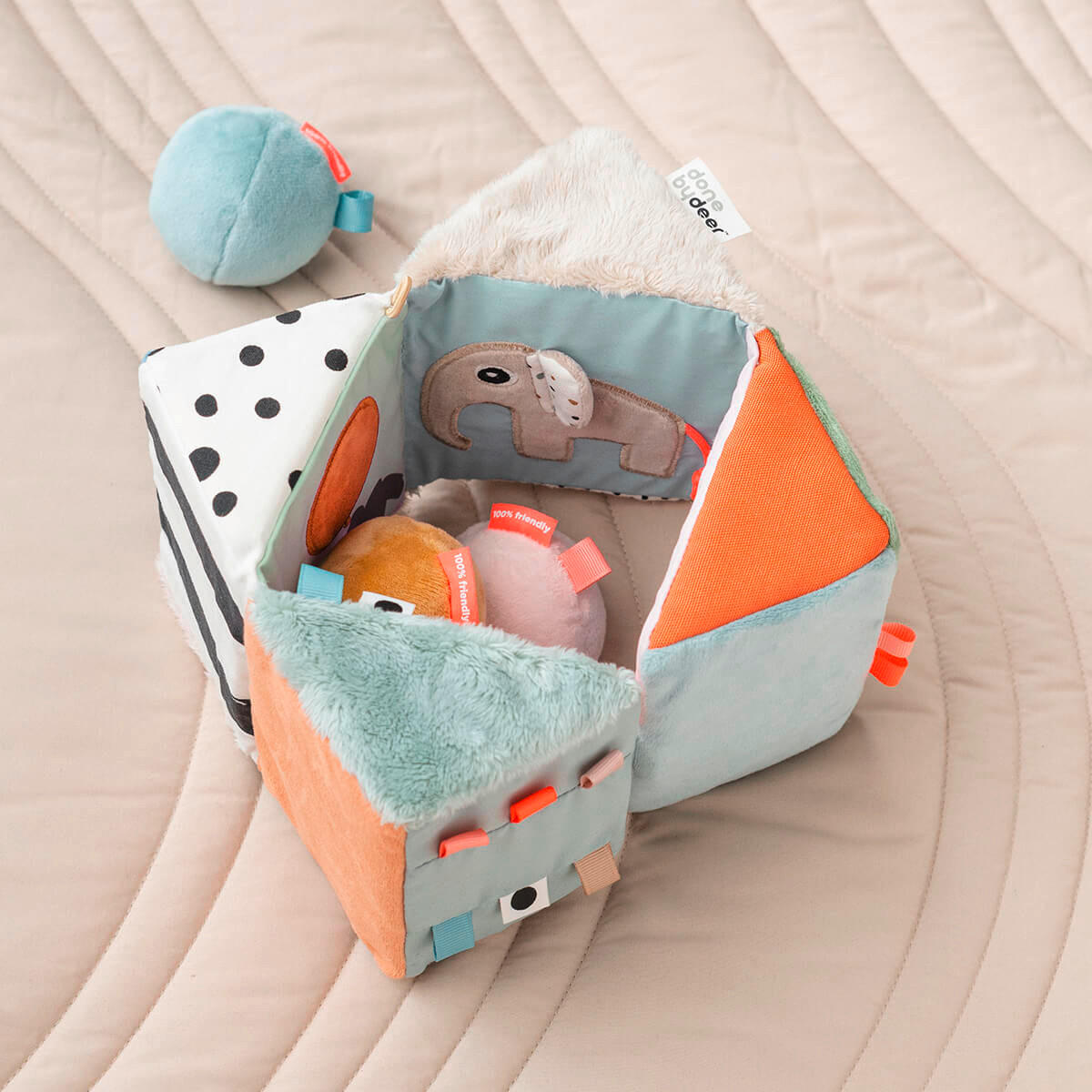 SOFTWÜRFEL  - Multicolor, Basics, Kunststoff/Textil (12,5/12,5/12,5cm)