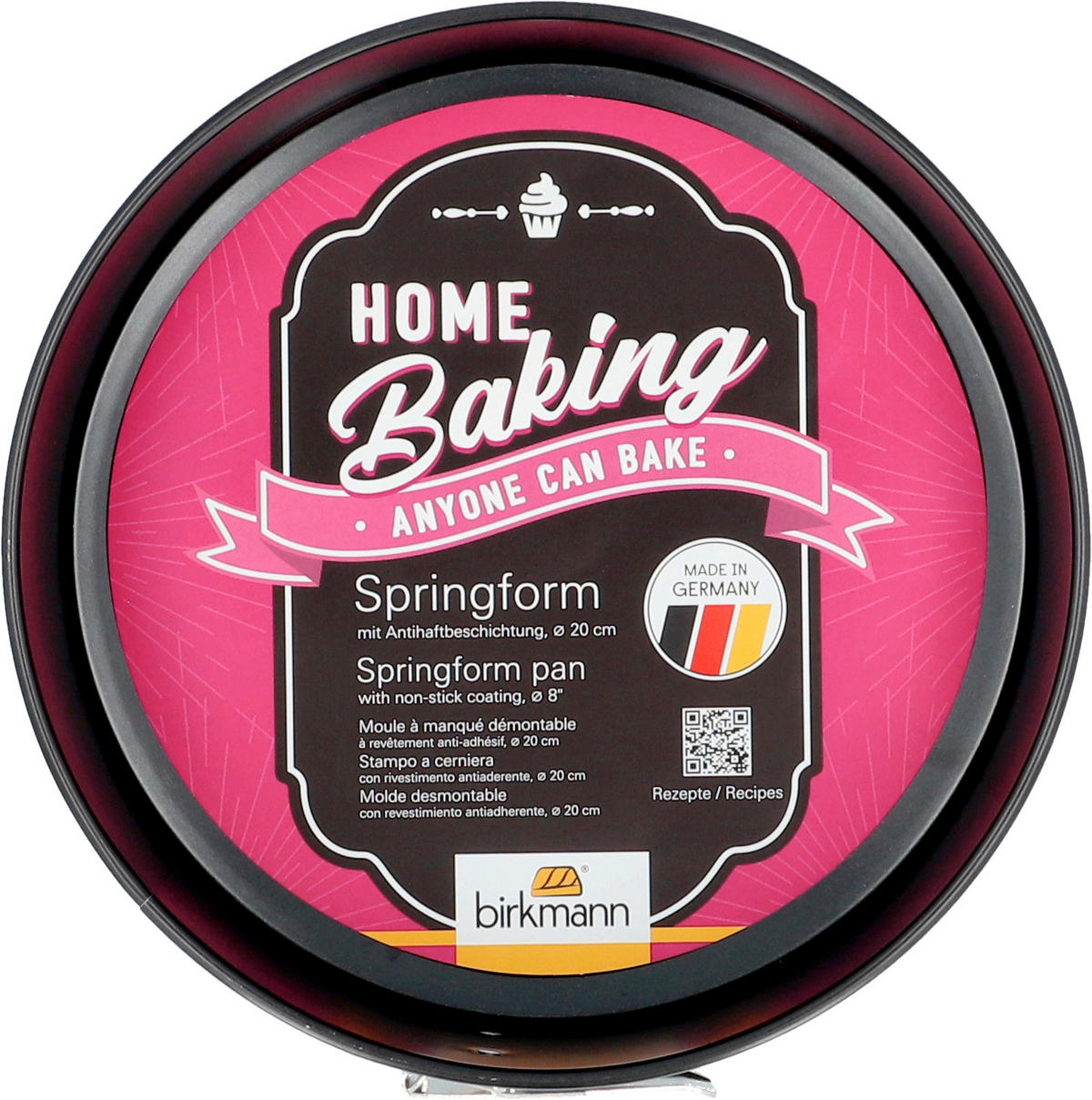 BACKFORMENSET Home Baking  - Schwarz, KONVENTIONELL, Metall - Birkmann