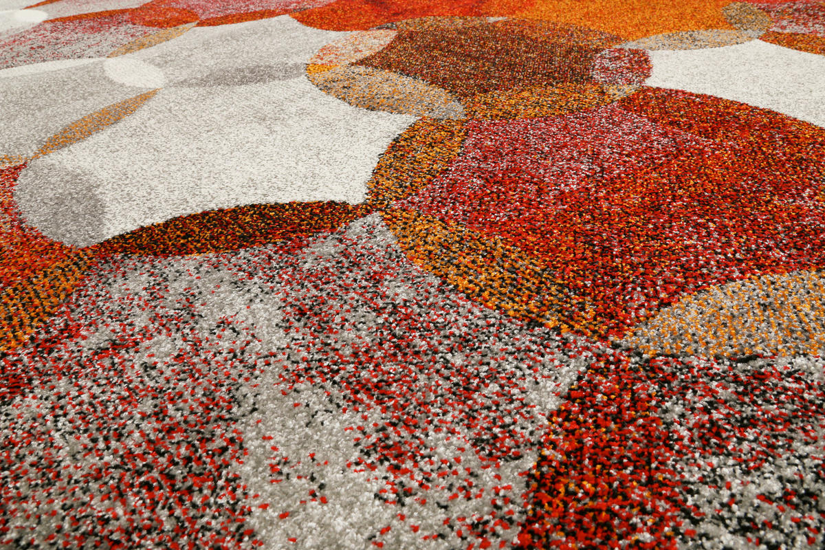 WEBTEPPICH 133/200 cm ESP-21627-112 Rot, Dunkelrot, Weinrot, Rotbraun  - Rotbraun/Rot, KONVENTIONELL, Textil (133/200cm) - Esprit