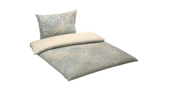 WENDEBETTWÄSCHE Siala Satin 140/200 cm  - Grün, KONVENTIONELL, Textil (140/200cm) - Novel