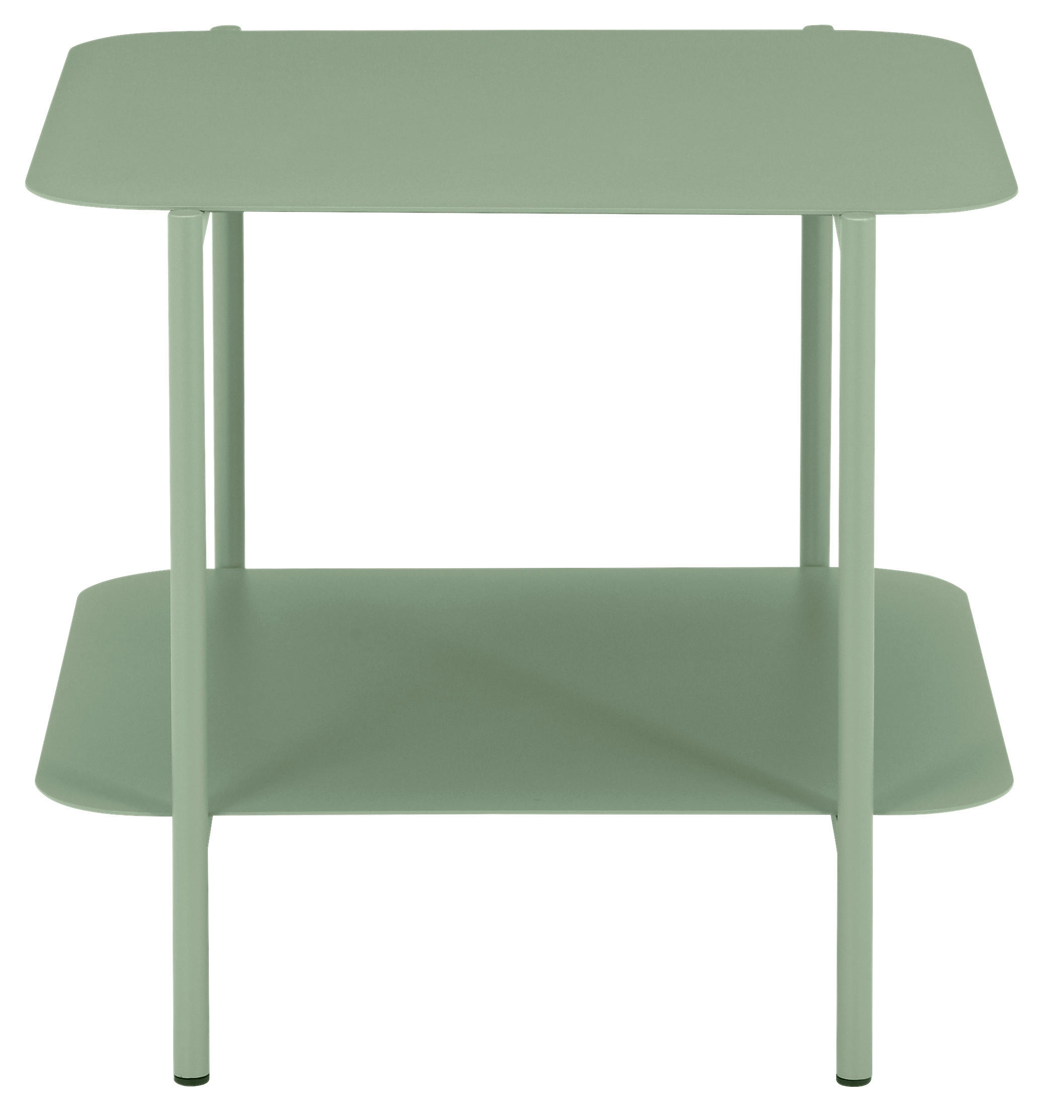 BEISTELLTISCH 48,4/45/40 cm Grün quadratisch  - Grün, Design, Metall (48,4/45/40cm) - Carryhome