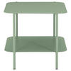 BEISTELLTISCH 48,4/45/40 cm Grün quadratisch  - Grün, Design, Metall (48,4/45/40cm) - Carryhome