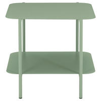 BEISTELLTISCH 48,4/45/40 cm Grün quadratisch  - Grün, Design, Metall (48,4/45/40cm) - Carryhome