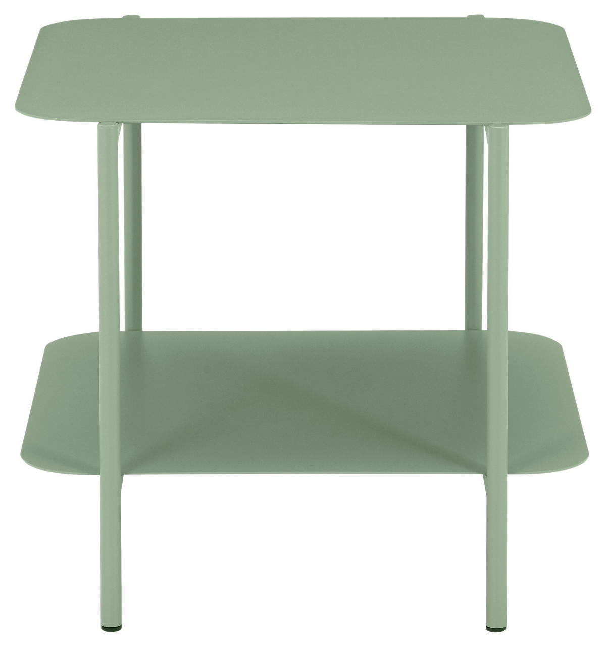 BEISTELLTISCH 48,4/45/40 cm Grün quadratisch  - Grün, Design, Metall (48,4/45/40cm) - Carryhome