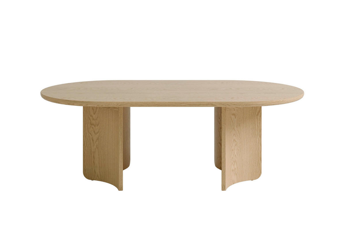 COUCHTISCH 110/60/41 cm Holzwerkstoff einfacher Aufbau, 2 in 1 Gestell  - Eiche Bianco, Modern, Holzwerkstoff (110/60/41cm) - MID.YOU