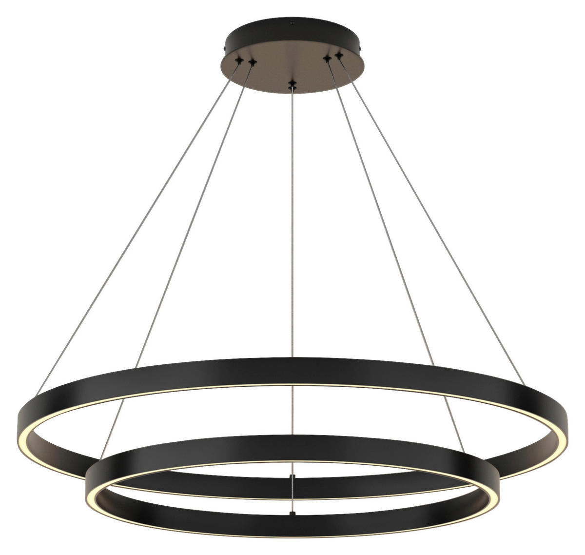 PENDELLEUCHTE  80/100/80 cm   - Schwarz, Basics, Metall (80/100/80cm) - MAYTONI