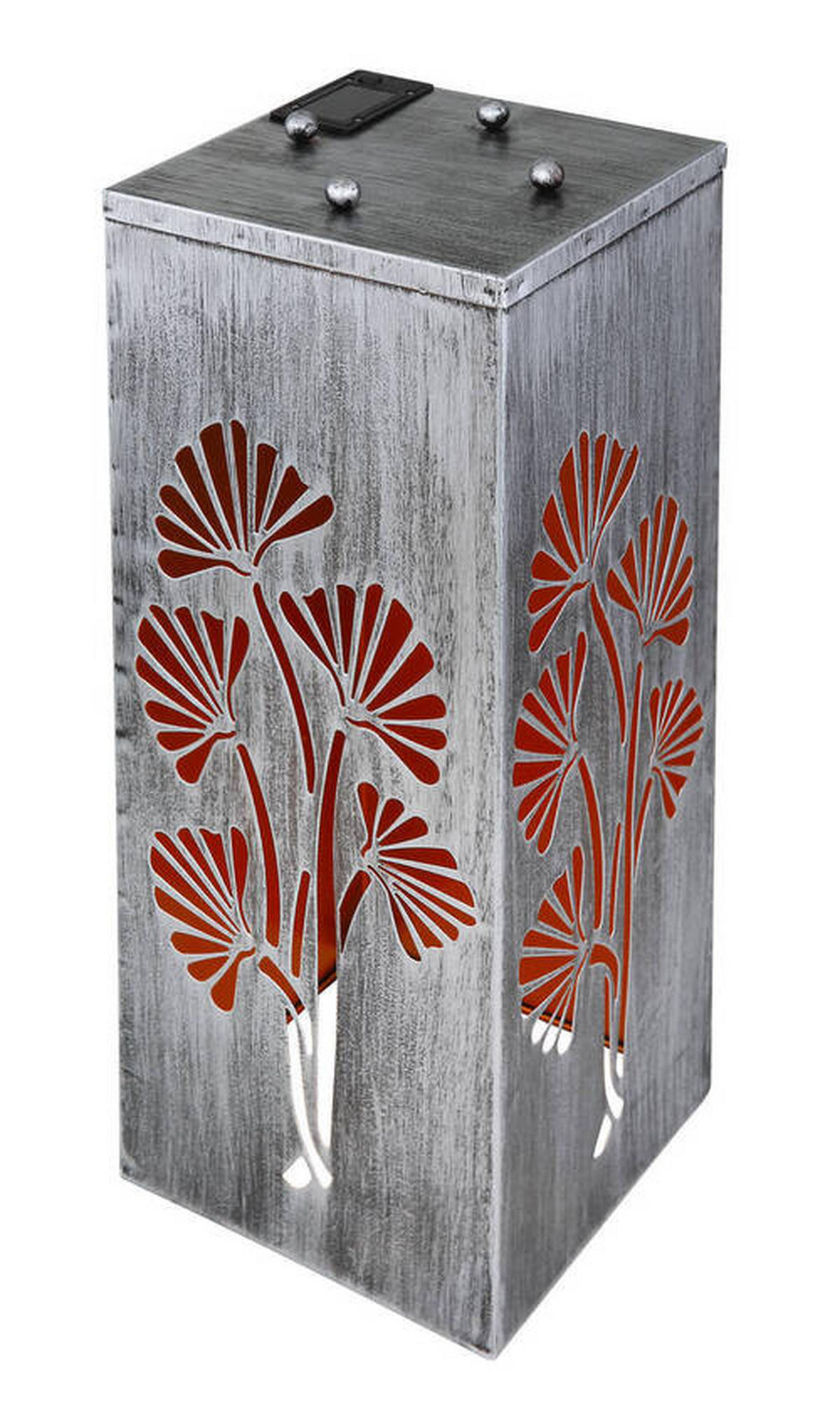 SVJETILJKA SOLARNA  - srebrne boje, Design, metal (25/59/25cm) - Globo