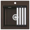 SPÜLE Kara 51 / 50030165  - Braun, Basics, Keramik (51/20/51cm) - Systemceram
