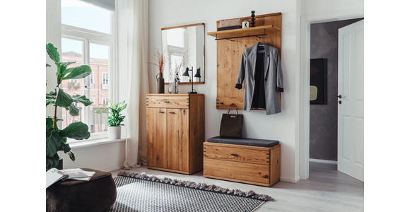 WANDSPIEGEL 75/85/4 cm  - Wildeiche, Design, Glas/Holz (75/85/4cm) - Waldwelt