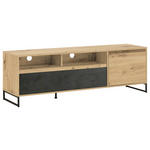 TV-ELEMENT 165/54/42 cm  - Eichefarben/Anthrazit, Trend, Holzwerkstoff/Metall (165/54/42cm) - Xora