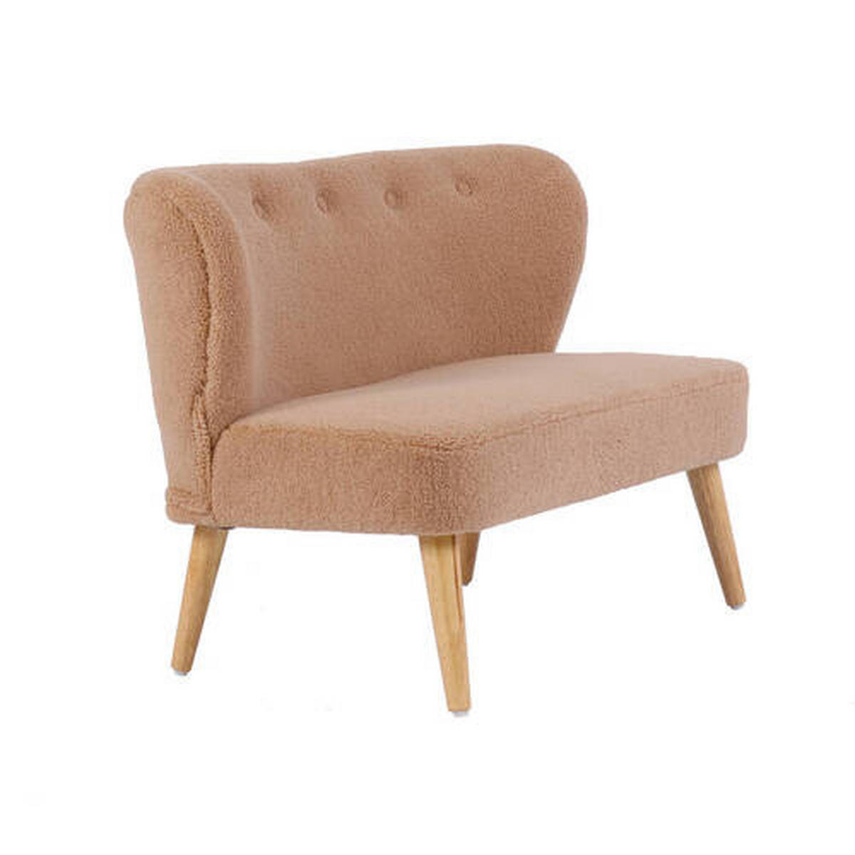 KINDERSITZBANK - Cappuccino, Trend, Holz/Kunststoff (88,5/51,5/60,5cm) - Jimmylee