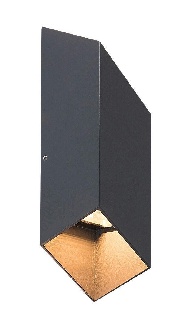 ZUNANJA STENSKA SVETILKA  Tilburg   8,5/6,5/24,5 cm          - antracit, Basics, kovina (8,5/6,5/24,5cm)