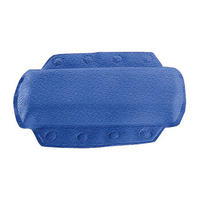 BADEWANNENKISSEN - Blau, Basics, Kunststoff (32/22cm) - Kleine Wolke