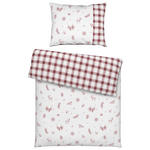 WENDEBETTWÄSCHE TALVI Renforcé 140/200 cm  - Rot/Weiß, KONVENTIONELL, Textil (140/200cm) - Esposa