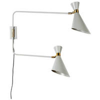 WANDLEUCHTE - Grau, Basics, Metall (14,5/60/87cm) - Zuiver