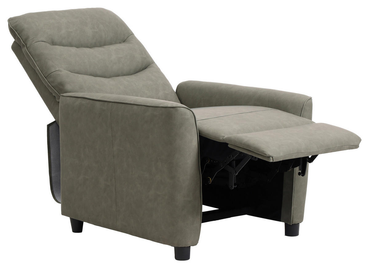 TV FOTELJA tekstil  zelena   - zelena/crna, Konvencionalno, tekstil/metal (76/105/88cm) - MID.YOU